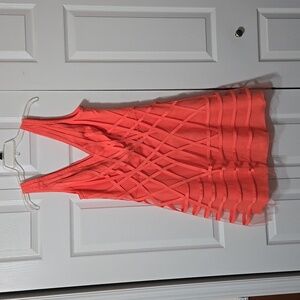 Kathy Hilton Salmon Colored Dress, Size 10, EUC